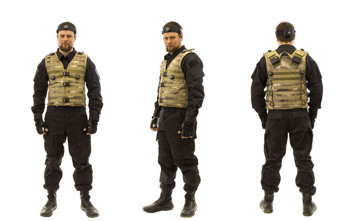 laserwar tactical vest on player